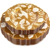 image:imageNervure 32Pcs Brown Fall Scalloped Plastic PlatesWhite Bird Floral Plates Disposable include 16PCS 105 Heavyweight Plastic Dinner Plate and 16Pcs 82 Dessert Plate Perfect for Wedding amp Party